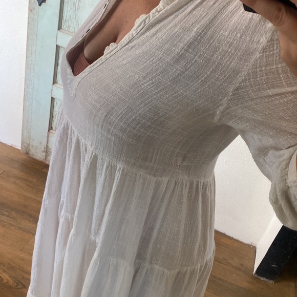 Sugar Candy Mountain white linen summer dress - Picture 5 of 10